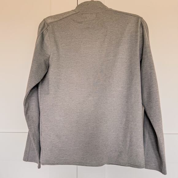 Men’s Gilly Hicks Gray Quarter Zip Long Sleeve Pullover Sweatshirt, Men’s Small - Picture 3 of 7